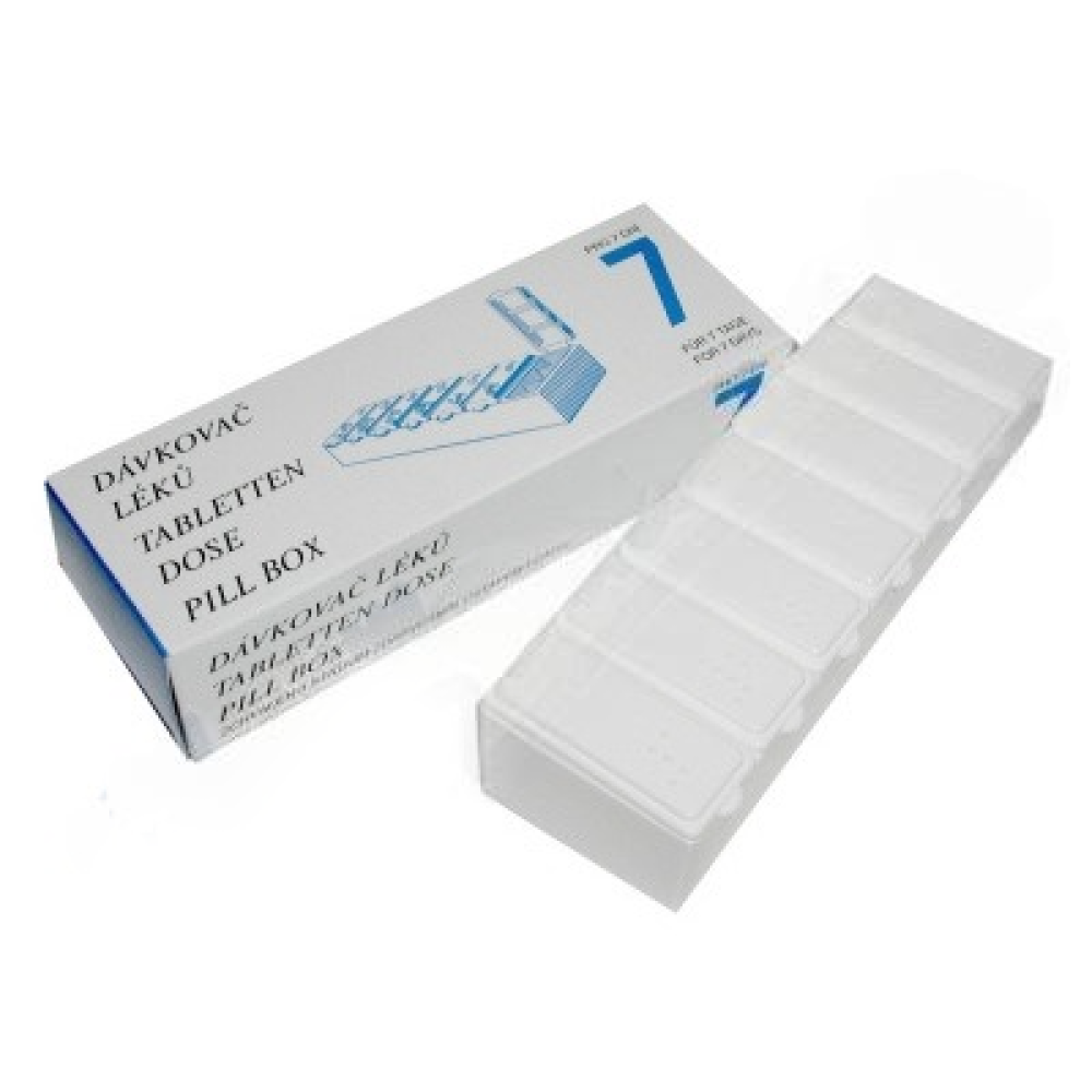 КУТИЯ ЗА ТАБЛЕТКИ /7 сектора/ - Санитарни материали и медицински принадлежности