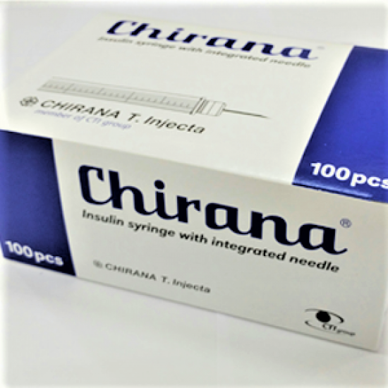 ᐉ СПРИНЦОВКА 2 мл без игла x 100 бр CHIRANA