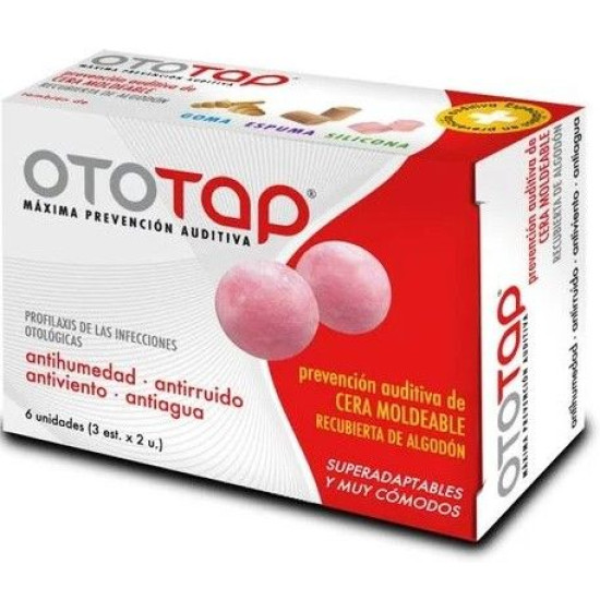 ТАПИ ЗА УШИ OTOTAP ВОСЪК И ПАМУК х 3 чифта