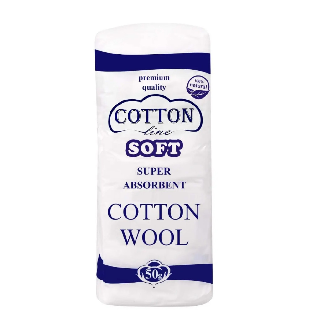 COTTON LINE SOFT ПАМУК ХИГРОСКОПИЧЕН 50 г - Първа помощ