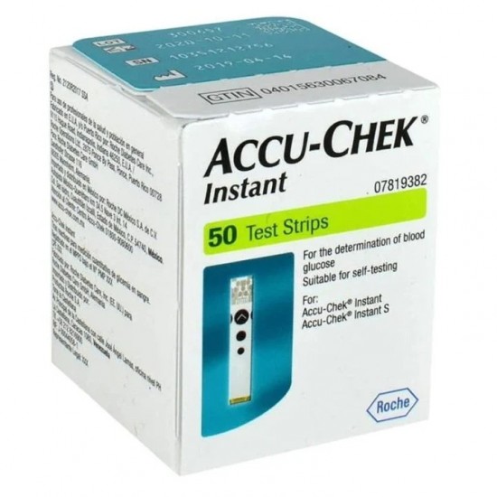 ТЕСТ ЛЕНТИ ЗА ГЛЮКОМЕРИ ACCU CHECK INSTANT х 50 бр
