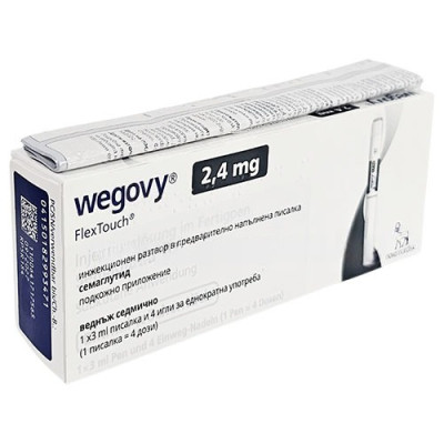 ВЕГОВИ инж разтвор в предварително напълнена писалка 2.4 мг/доза х 4 дози 1 бр писалка + 4 игли