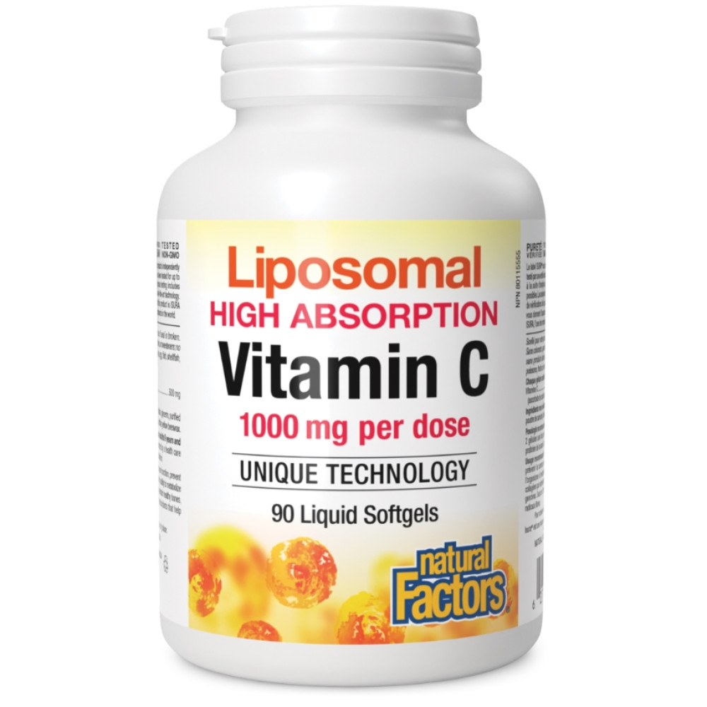 ЛИПОЗОМЕН ВИТАМИН С капс 500 мг х 90 бр NF - Витамини, минерали и антиоксиданти