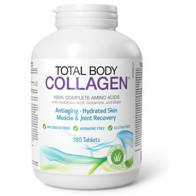 TOTAL BODY COLLAGEN хидролизиран говежди колаген с хиалуронова киселина глутамин и биотин табл х 180 бр