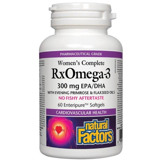 ОМЕГА ФАКТОР ЗА ЖЕНИ RX OMEGA-3 WOMAN'S COMLETE 1035 капс 1035 мг х 60 капс