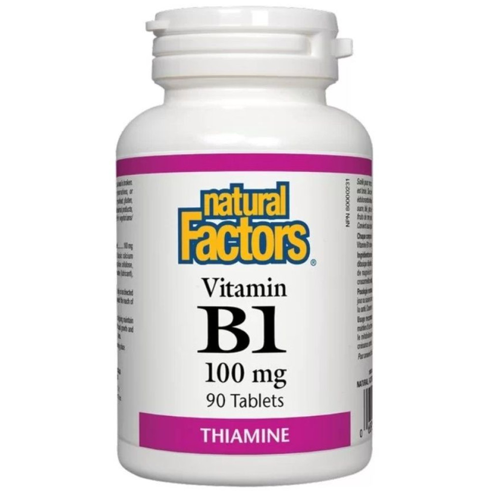 Vitamin B1 100 mg 90 tablets / Витамин B1 100 мг 90 таблетки - Mозък и нервна система