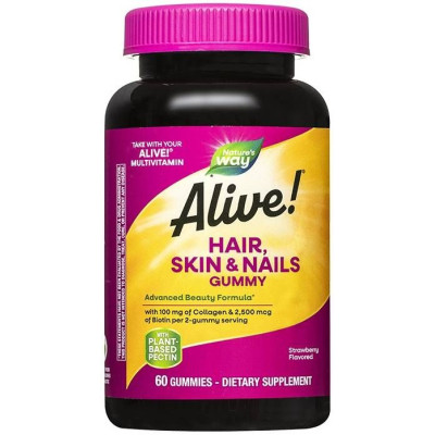 АЛАЙВ КОЖА КОСА И НОКТИ желирани таблетки 390 мг х 60 бр