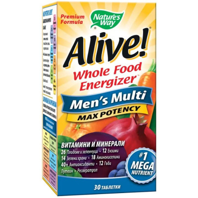 АЛАЙВ МУЛТИВИТАМИНИ ЗА МЪЖЕ табл х 30 бр NW