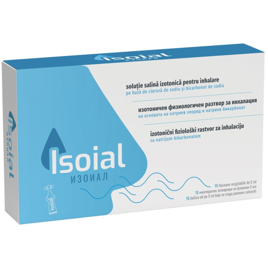 ИЗОИАЛ изотоничен разтвор за инхалация фл 5 мл х 15 бр NATURPHARMA