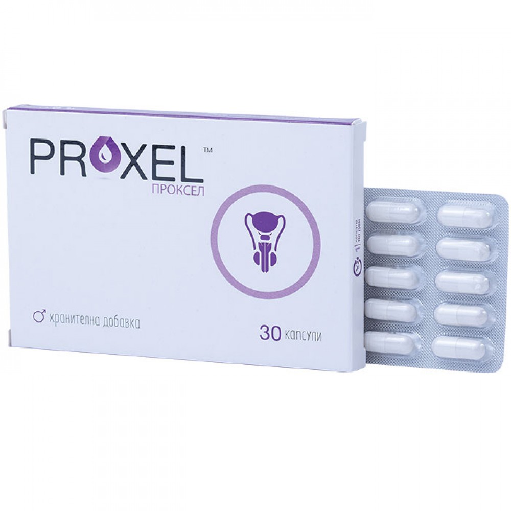Проксел - грижа за простатата 30 капсули - Пикочо-полова система