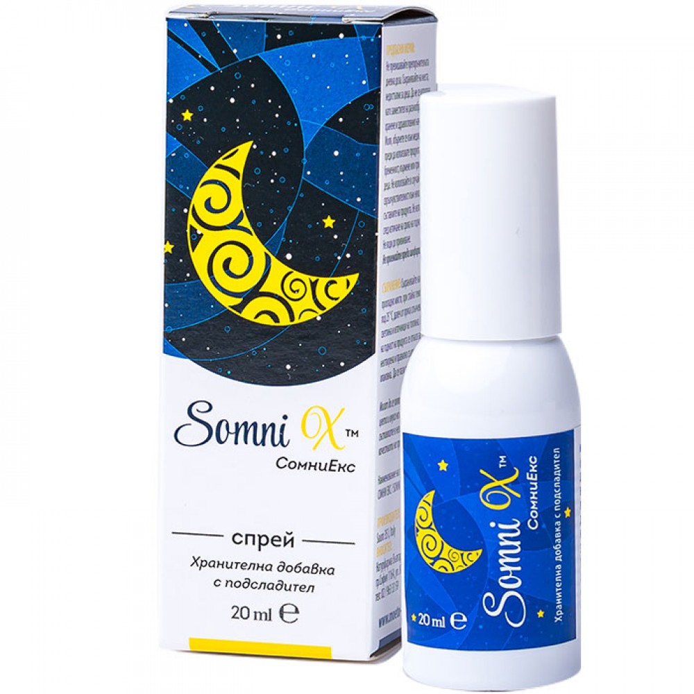 Somni Ox spray 20 ml. 100 doses / Сомни Екс спрей 20 мл. 100 дози - Безсъние и напрежение Somni Ox spray 20 ml. 100 doses / Сомни Екс спрей 20 мл. 100 дози - Безсъние и напрежение