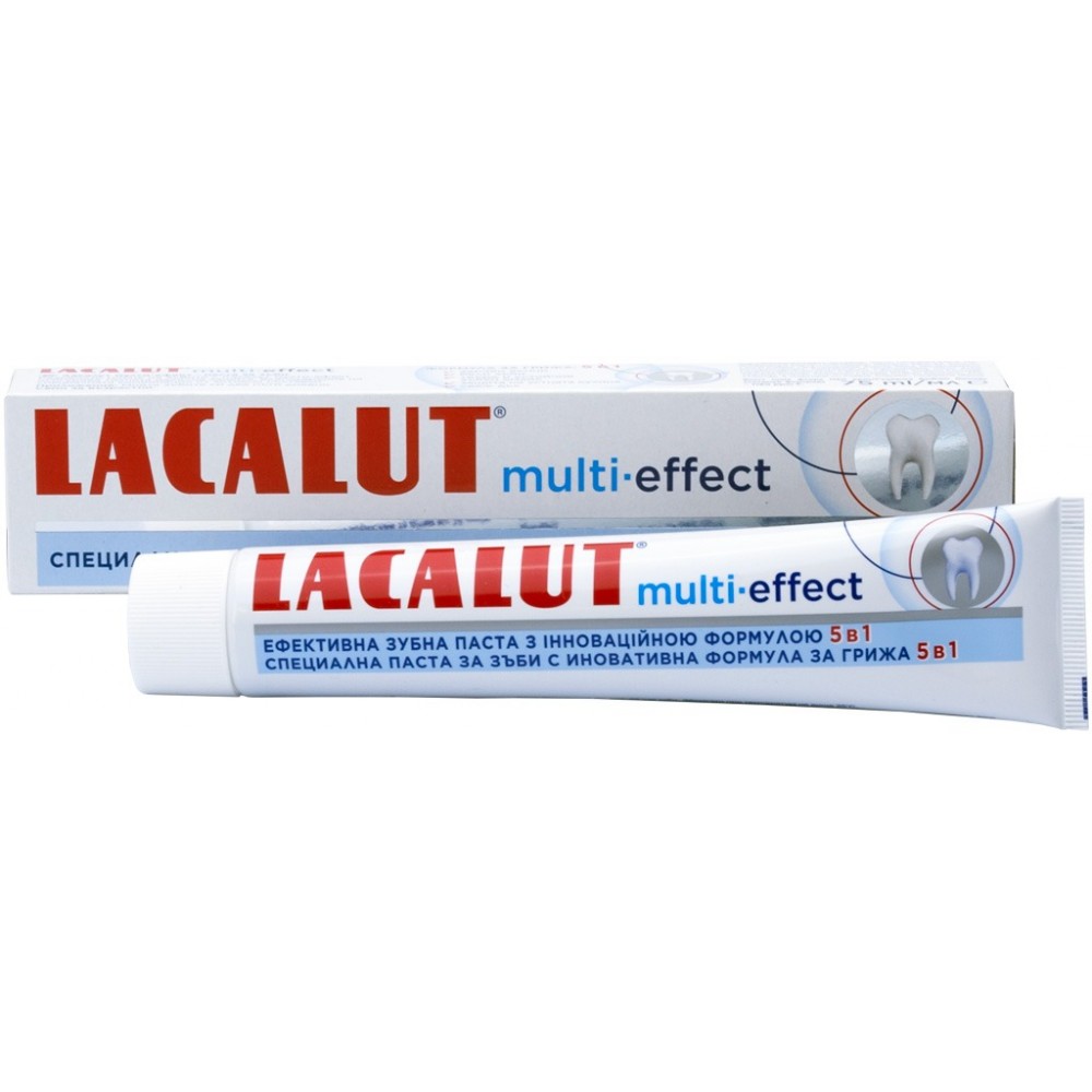 Lacalut Multi-Effect Паста за зъби х75 мл - Паста за зъби