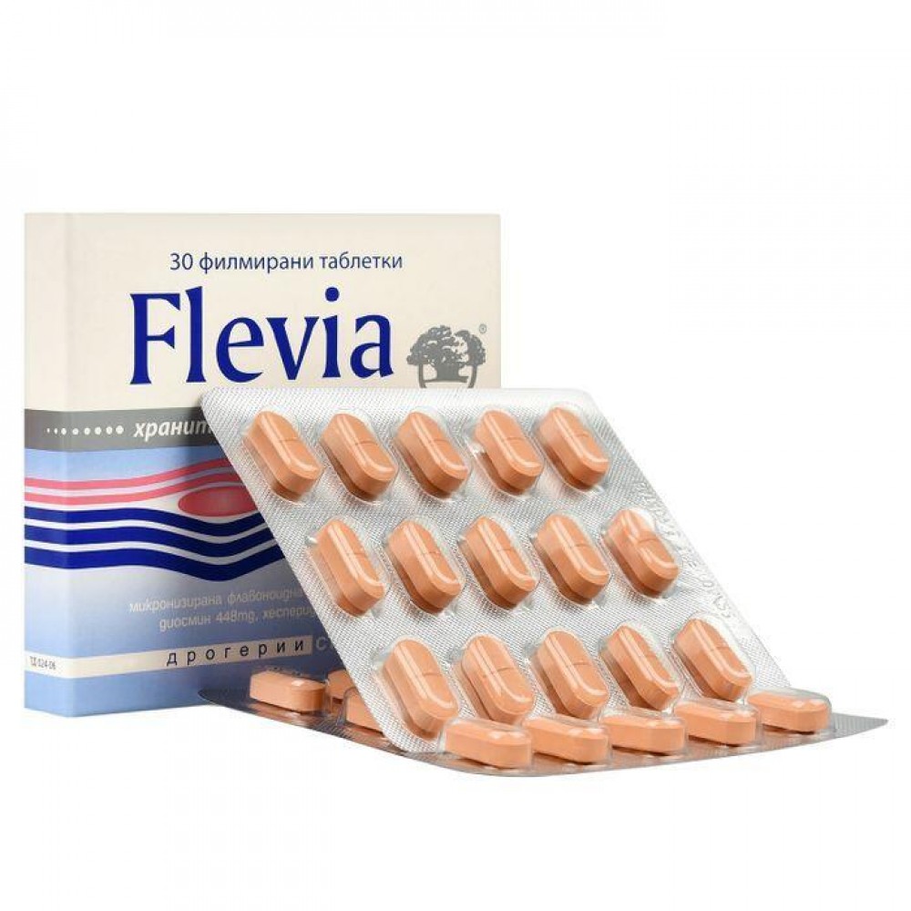 Flevia 30 tablets / Флевия 30 таблетки - Хемороиди, разширени вени