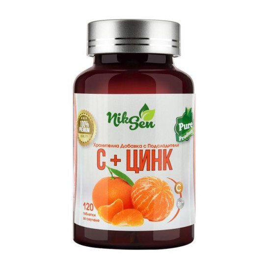 ВИТАМИН C + ЦИНК табл х 120 бр НИКСЕН
