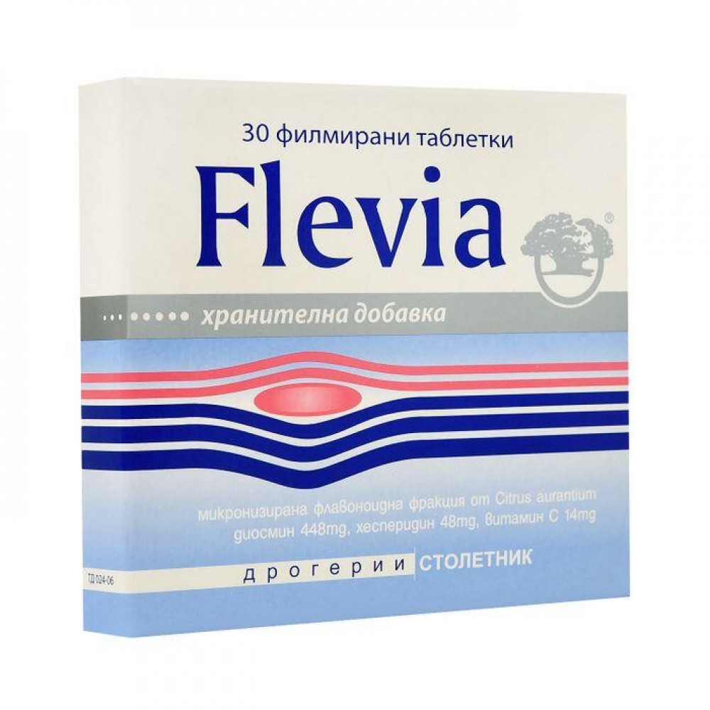 Flevia 30 tablets / Флевия 30 таблетки - Хемороиди, разширени вени