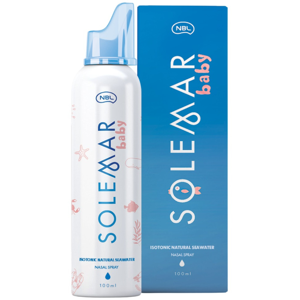 СОЛЕМАР BABY ISOTONIC изотонична натурална морска вода за бебета и деца, спрей 100 мл