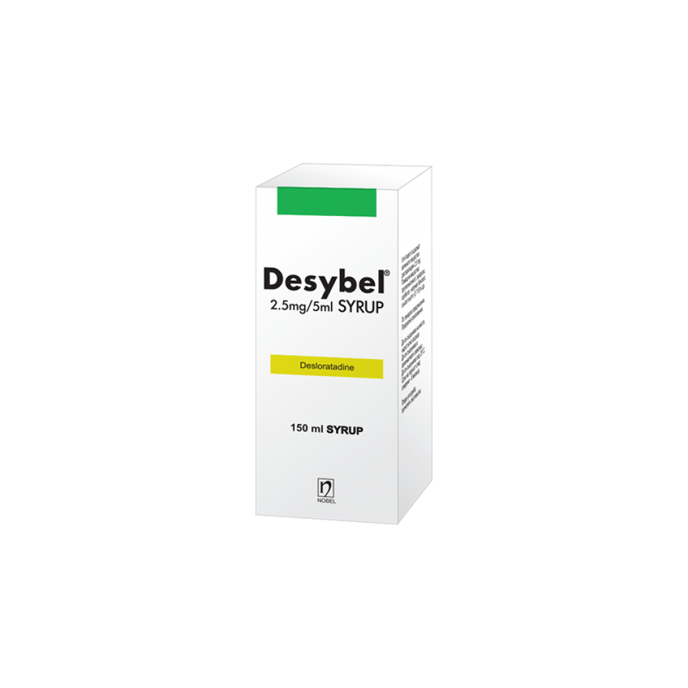 Desybel syrup 2.5mg. / 5ml. 150 ml. / Десибел сироп 2.5мг. / 5мл. 150 мл. - Лекарства с рецепта