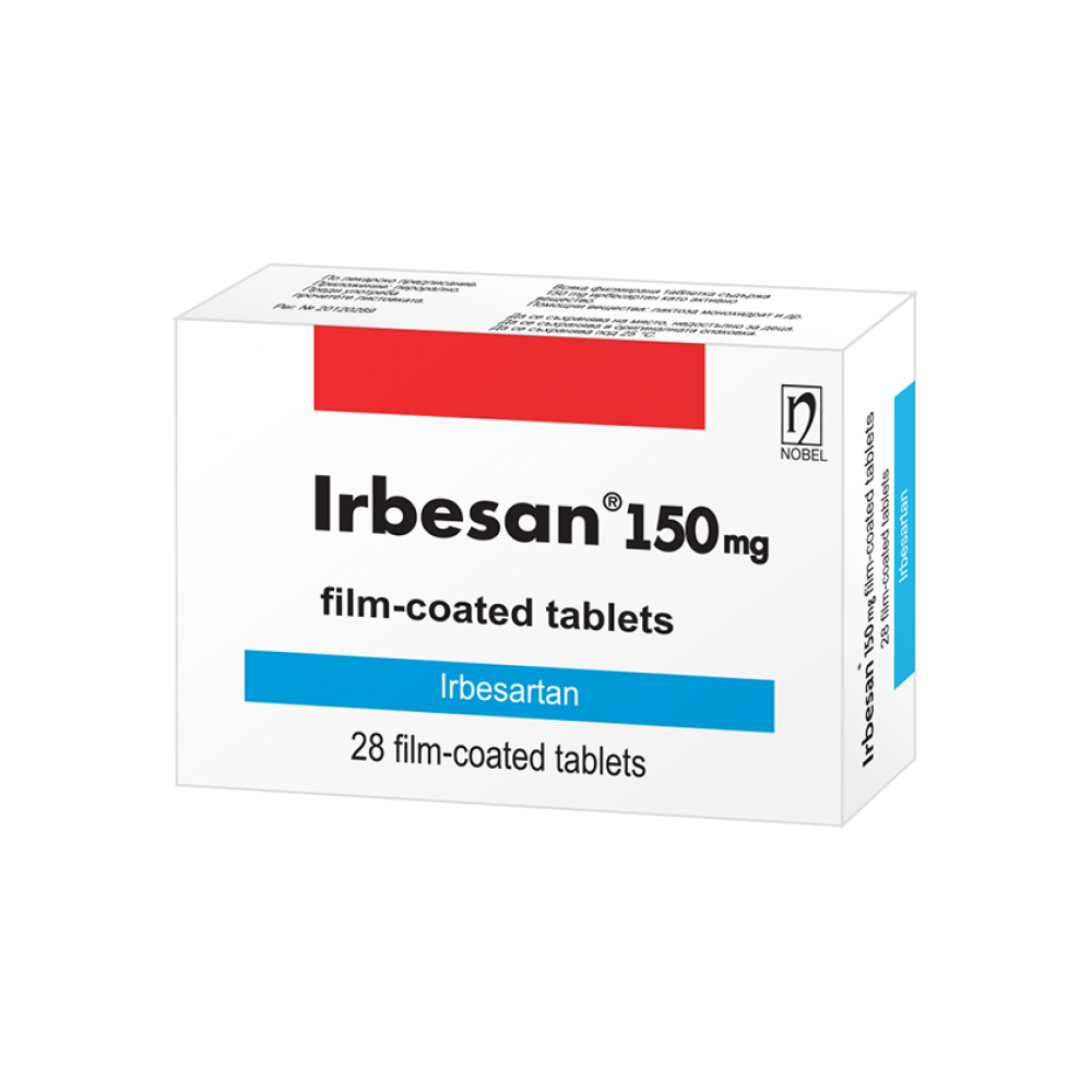 Irbesan 150 mg 28 tabl. / Ирбесан 150 мг. 28 табл. - Лекарства с рецепта