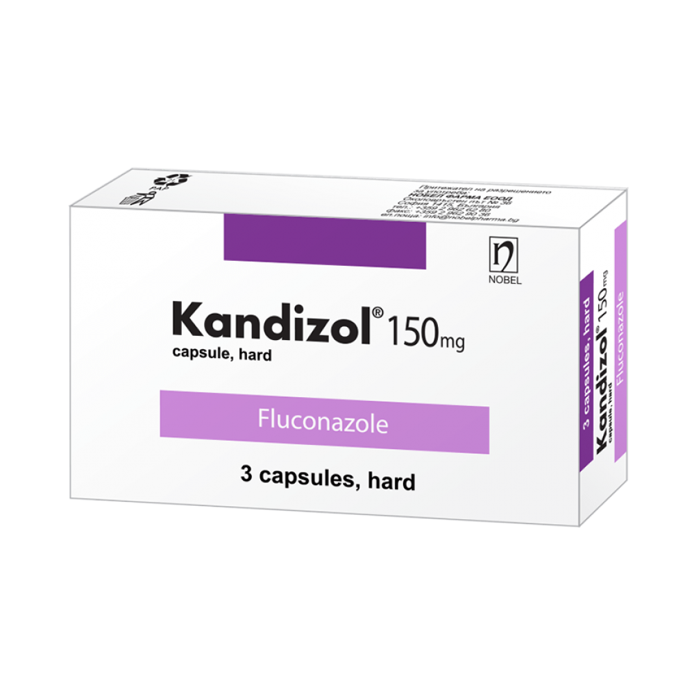 Kandizol 150 mg. 3 caps. / Кандизол 150 мг. 3 капс. - Лекарства с рецепта