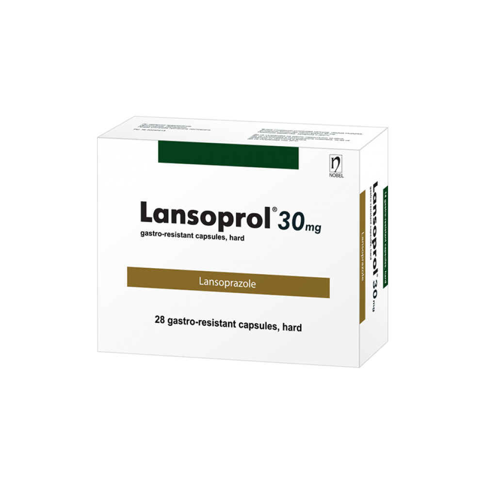 Lansoprol 30 mg gastro-resistant 28 capsules, hard / Лансопрол 30 mg стомашно-устойчиви 28 капсули, твърди - Лекарства с рецепта