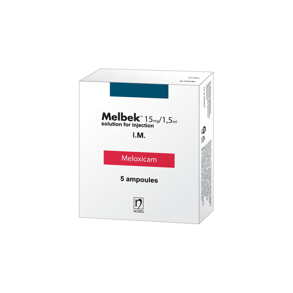 Melbek 15 mg/1,5 ml 5 ml. solution for injection / Мелбек 15 mg/1,5 ml 5 мл. инжекционен разтвор - Лекарства с рецепта