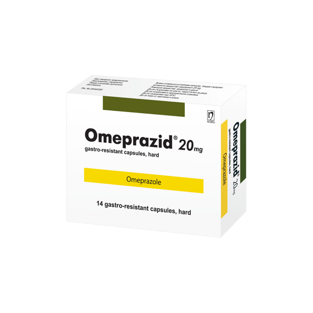 Omeprazid 20 mg 14 capsules / Омепразид 20 mg 14 капсули - Стомашно-чревни проблеми