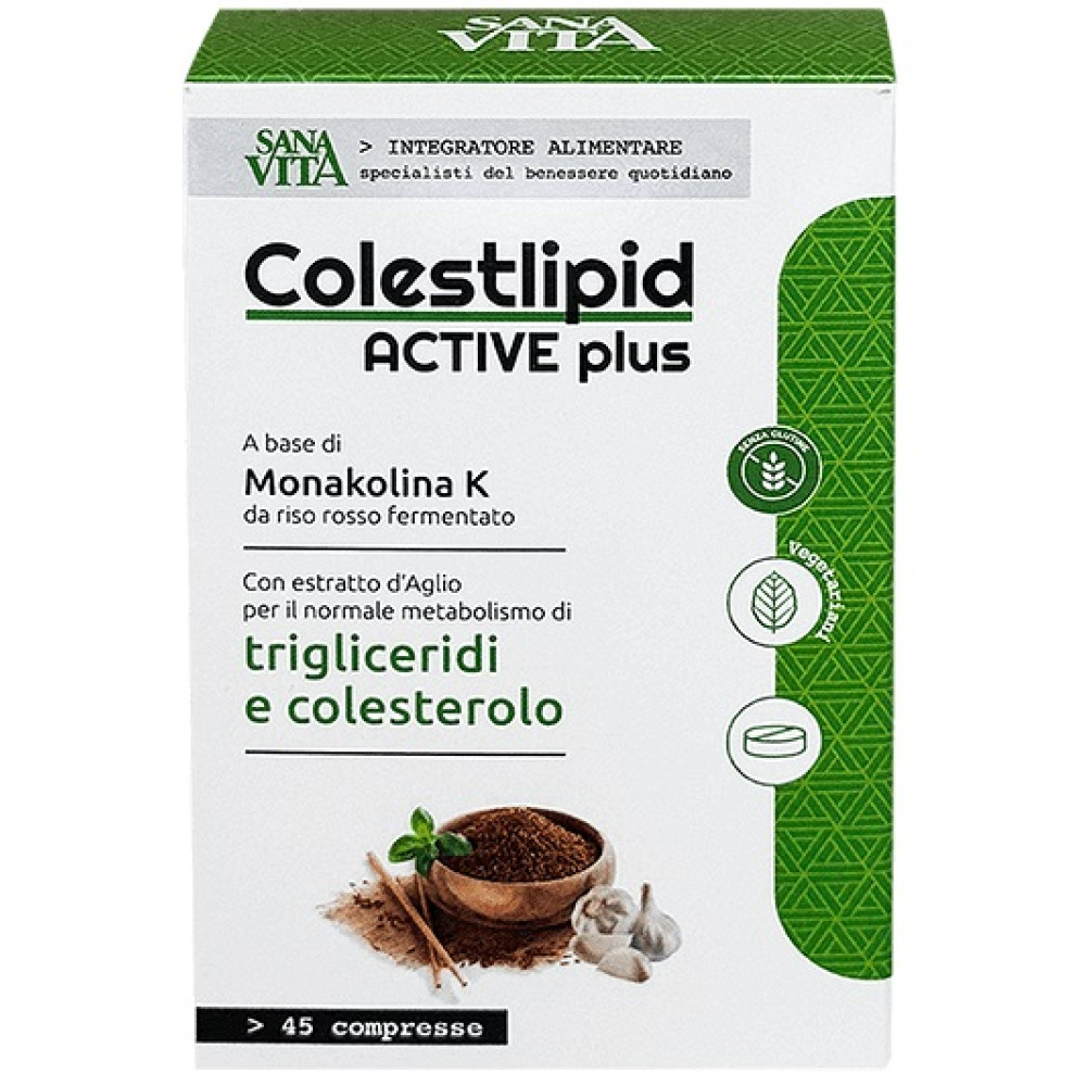 КОЛЕСТ ЛИПИД АКТИВ ПЛЮС ХОЛЕСТЕРОЛ ФОРМУЛА табл мг х 30 бр SANAVITA - Сърдечно-съдова система