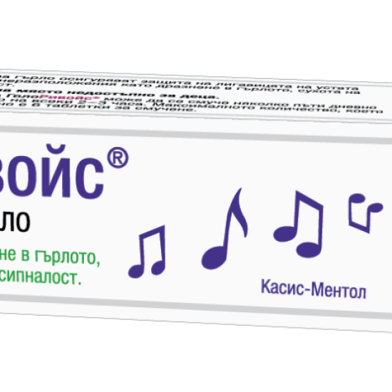 ГЕЛОРИВОЙС КАСИС-МЕНТОЛ табл за смучене х 20 бр | Аптека Феникс