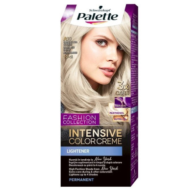 ПАЛЕТЕ INTENSE COLOR CREME боя за коса 10-2 УЛТРА ПЕПЕЛЯВО РУС