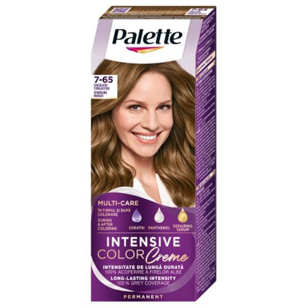 ПАЛЕТЕ INTENSE COLOR CREME боя за коса 7-65 БЛЕСТЯЩА НУГА - Грижа за косата ПАЛЕТЕ INTENSE COLOR CREME боя за коса 7-65 БЛЕСТЯЩА НУГА - Грижа за косата