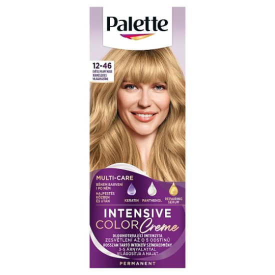 ПАЛЕТЕ INTENSE COLOR CREME боя за коса 12-46 ТЕЛЕСНО СВЕТЛО РУС
