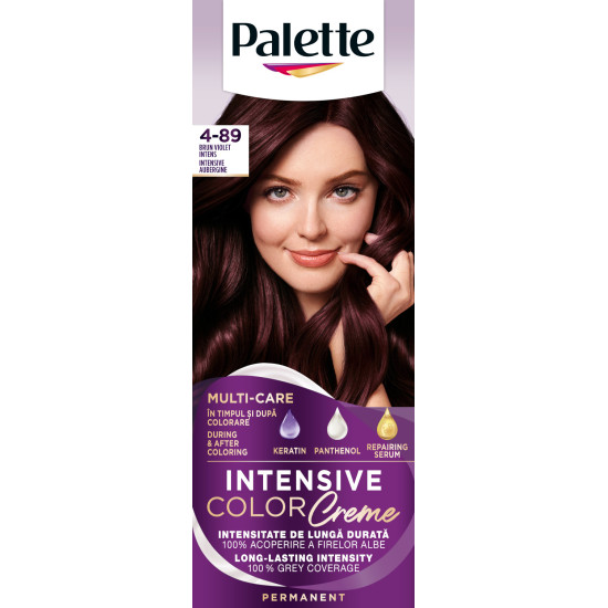 ПАЛЕТЕ INTENSE COLOR CREME боя за коса 4-89 НАСИТЕН ПАТЛАДЖАН