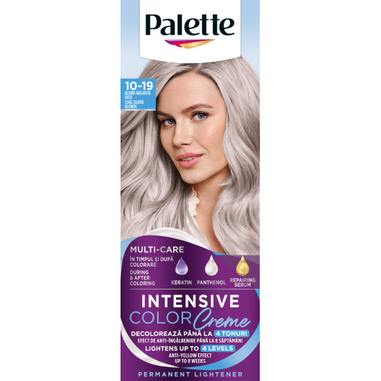 PALETTE INTENSE COLOR CREME боя за коса 10-19 СТУДЕНО СРЕБЪРНО РУСО