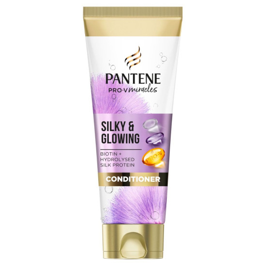 PANTENE PRO V MIRACLES SILKY & GLOWING балсам за суха коса 200 мл