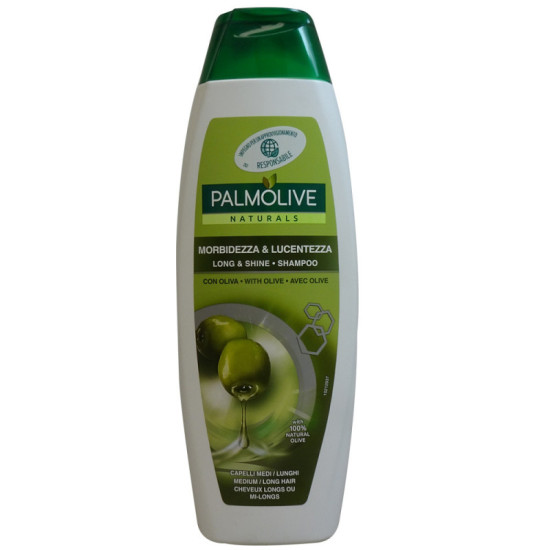 PALMOLIVE LONG & SHINE шампоан с маслиново масло за дълга коса 350 мл