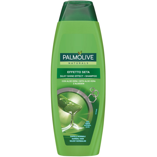 PALMOLIVE SILKY SHINE EFFECT шампоан с алое за нормална коса 350 мл