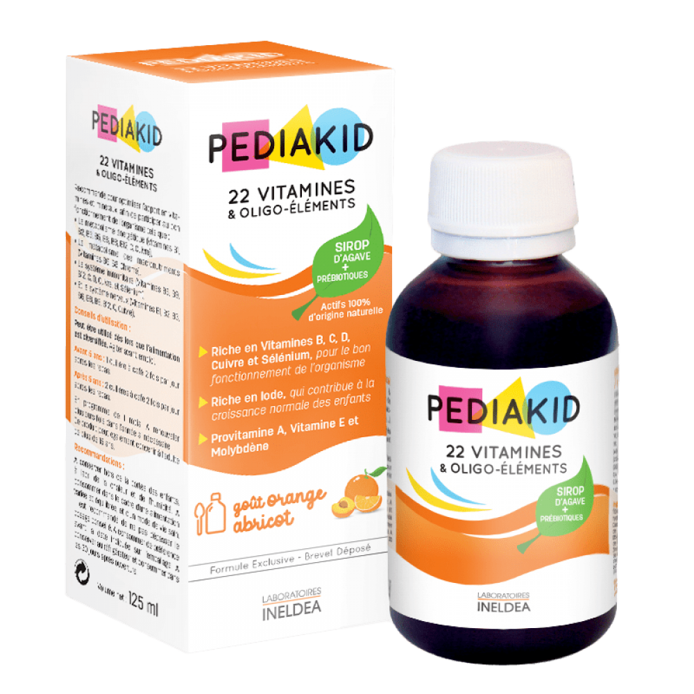 Pediakid Сироп за деца с 22 витамина и микроелементи х125 мл - Имунитет