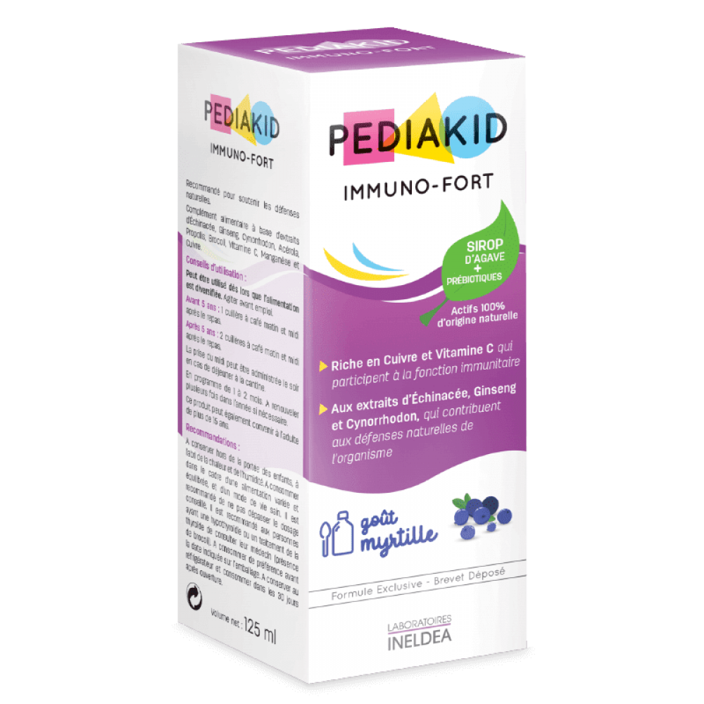 Pediakid Immuno-Fort Сироп за деца за добра имунна система х125 мл - Имунитет