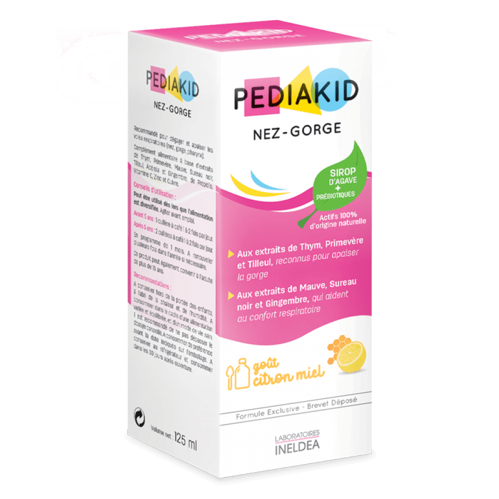 Pediakid nose and throat syrup 125 ml / Педиакид сироп за нос и гърло 125 мл - Имунитет