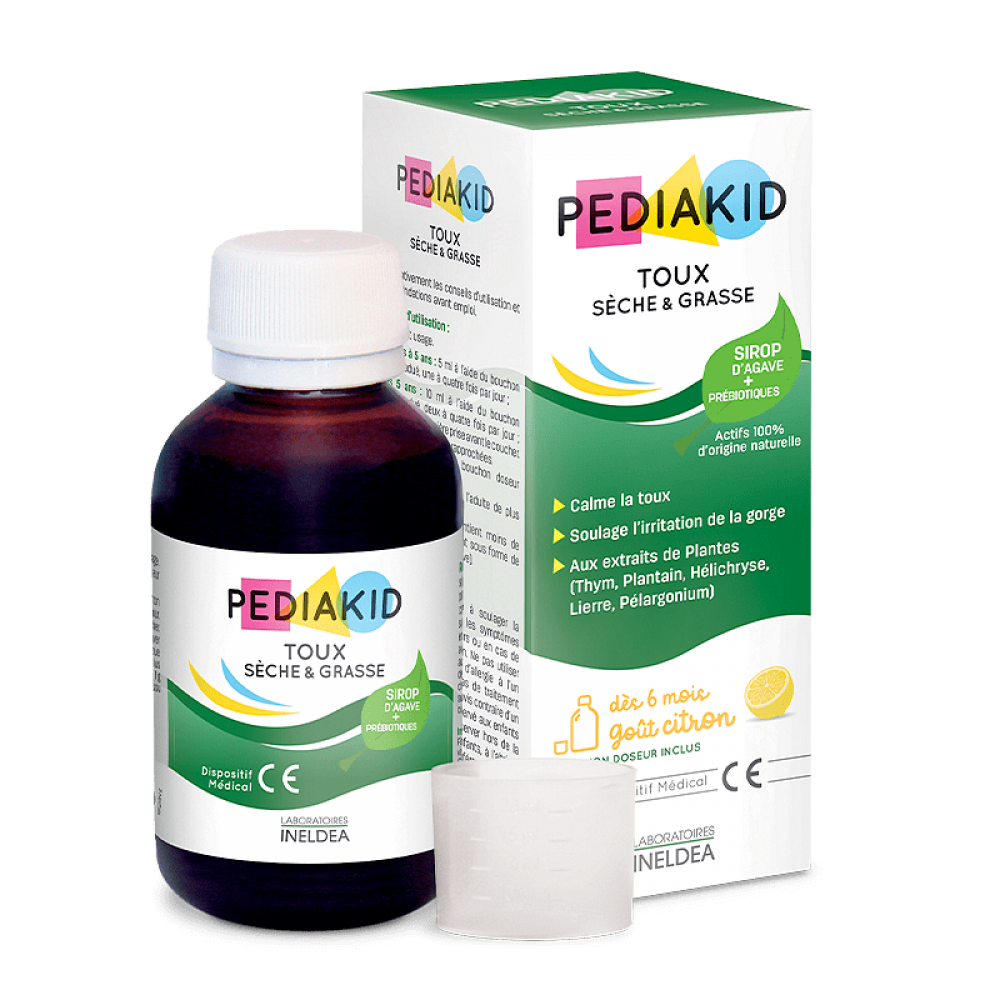 ПЕДИАКИД сироп за суха и влажна кашлица 125 мл - Дихателна система