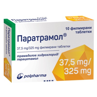 ПАРАТРАМОЛ табл 37,5 мг/325 мг х 10 бр