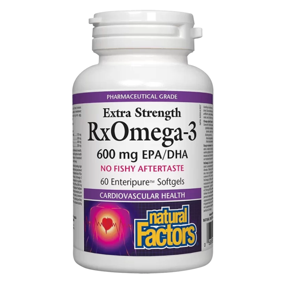 ОМЕГА 3 RX EXTRA STRENGTH СУПЕР КОНЦЕНТРАТ капс 600 мг х 60 бр