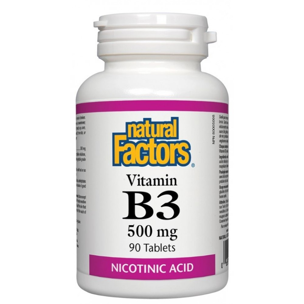 ВИТАМИН В3 табл 500 мг х 90 бр - Витамини, минерали и антиоксиданти