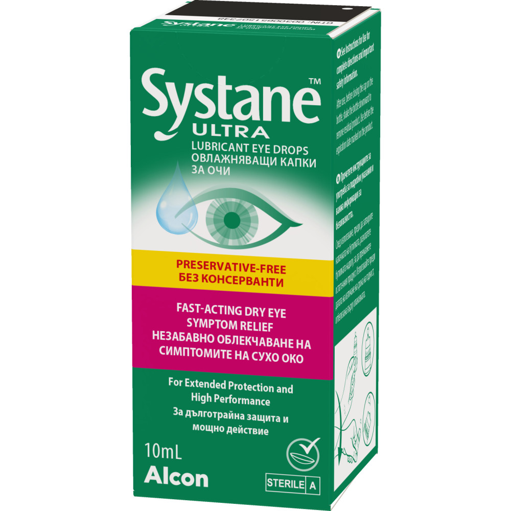 Systane Ultra eye drops 10 ml. / Систейн Ултра капки за очи 10 мл. - Очи и зрение