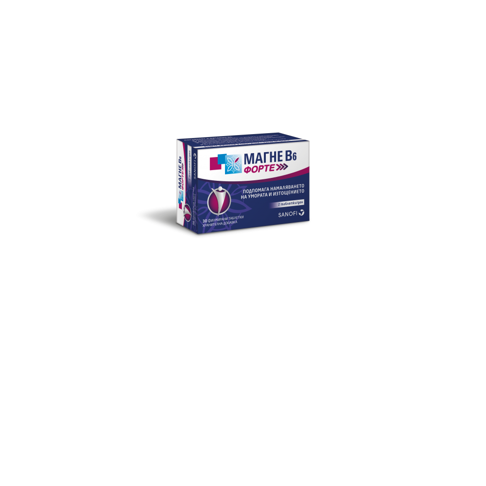 Магне B6 Форте 30 таблетки Санофи / Magnе B6 Forte 30 tablets Sanofi - За възрастни
