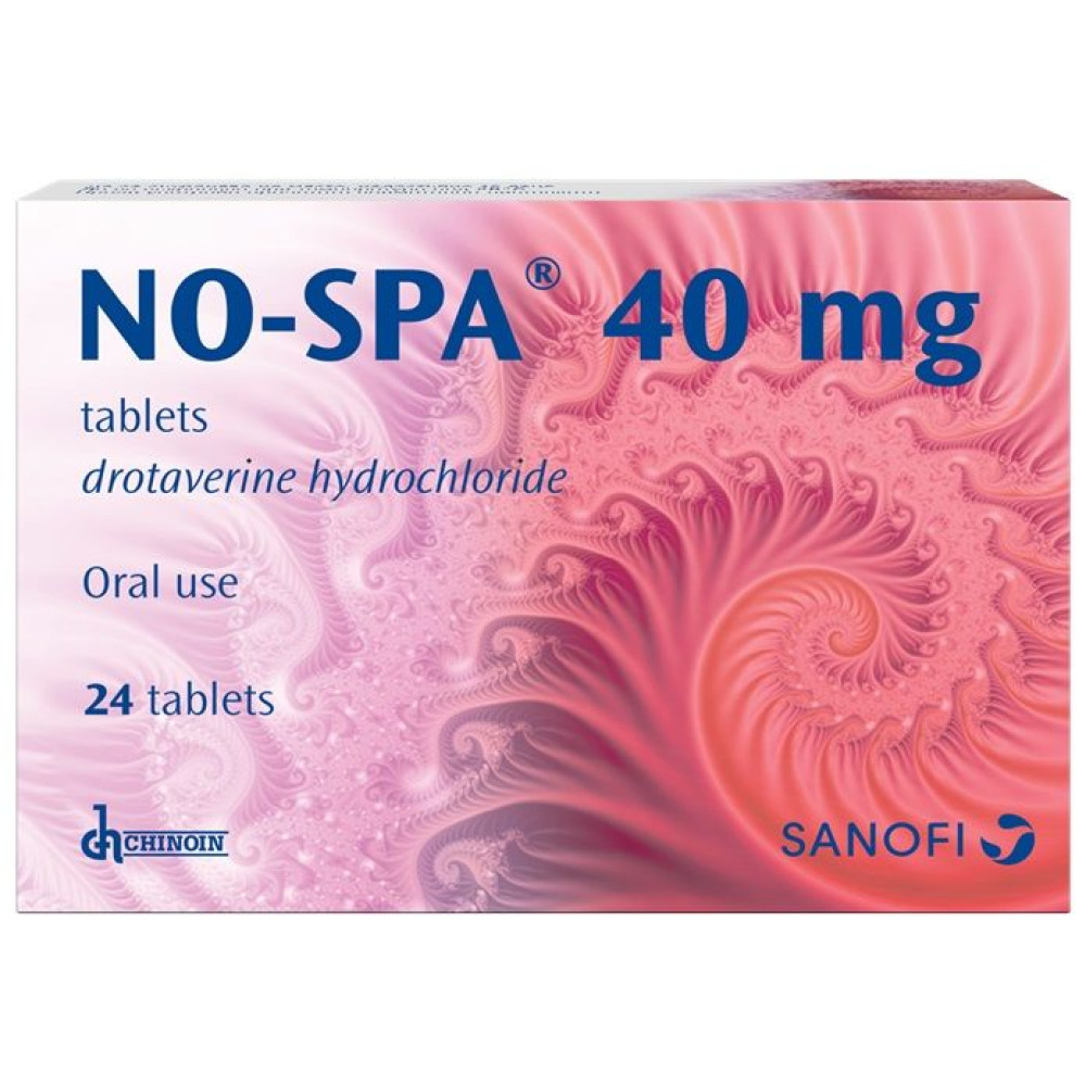 НО-ШПА табл 40 мг x 24 бр