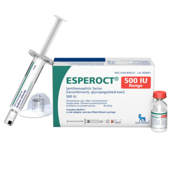 ЕСПЕРОКТ 500 IU прах и разтворител за инжекционен разтвор х 1 фл