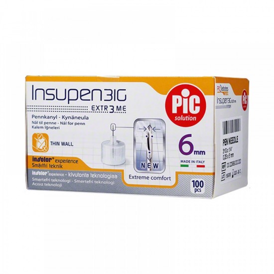 ИГЛИ INSUPEN 31G 0.25 х 6 мм