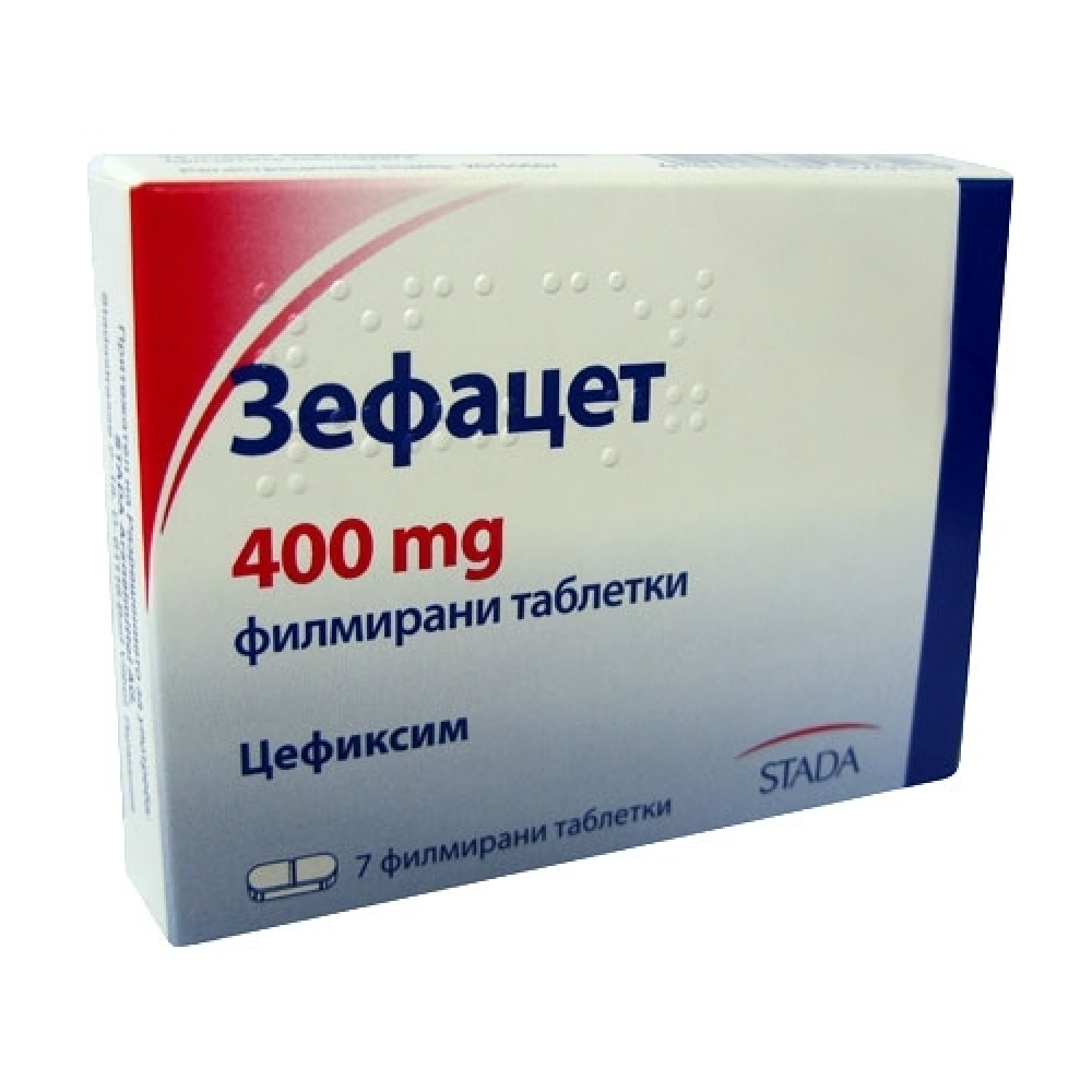 Зефацет 400 mg х 7 филмирани таблетки - Лекарства с рецепта