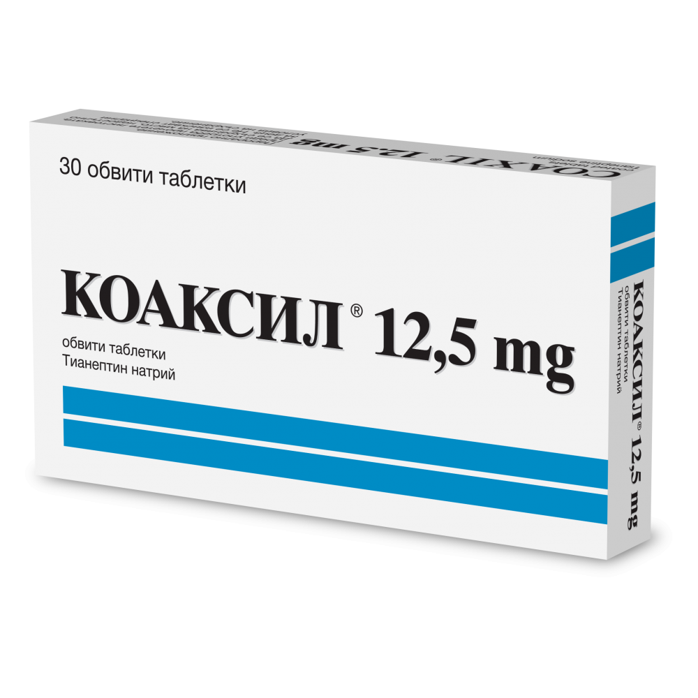 Coaxil 12.5 mg 30 coated tabIets / Коаксил 12,5 mg 30 обвити таблетки - Лекарства с рецепта